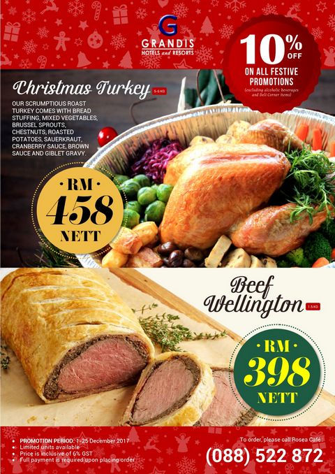 Christmas Turkey + Beef Wellington 2017