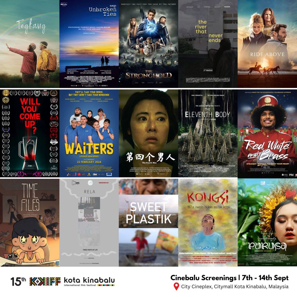 visual films show in cinema of KKIFF festival Film in Sabah 2024