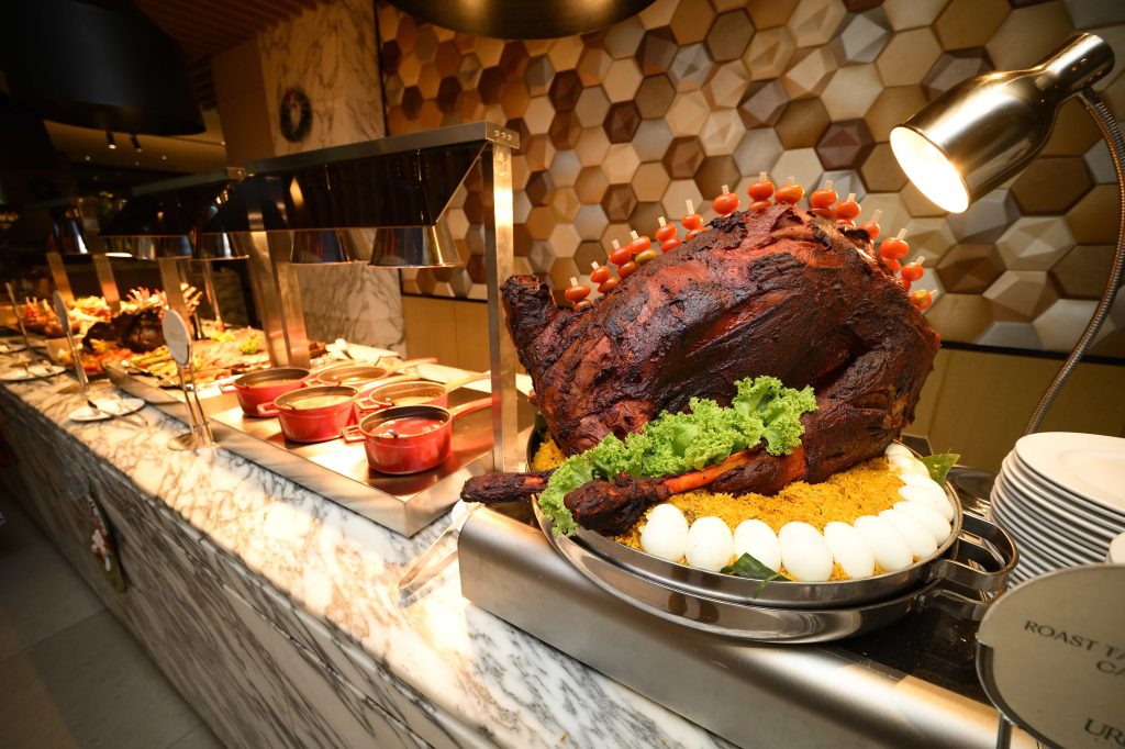 visual of Sabah Christmas turkey buffet at Hilton hotel Kota Kinabalu 